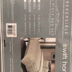 Faux fur and Sherpa down alternative comforter